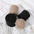 thumbnail image 7 of 2 Pairs Womens Thigh High Fuzzy Socks Warm Winter Over Knee Stocking Extra Long Socks Fluffy Cozy Fleece Socks, 7 of 7