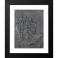 thumbnail image 2 of Bernhard Strigel 12x14 Black Modern Framed Museum Art Print Titled - Pair of Lovers with the Devil and Cupid (1503), 2 of 5