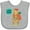 AC-Heather Grey, variant on Inktastic Hiker Backpacking I Love Hiking Boys or Girls Baby Bib