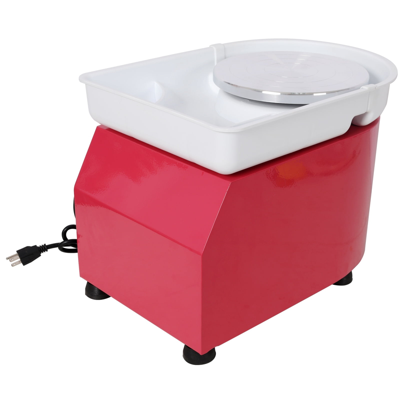 10 Inch Electric Pottery Wheel with Foot Pedal, 60-300 RPM Adjustable Speed Ceramic Clay Machine, Detachable Basin, Complete Pottery Tool Kit for DIY Art & Craft