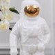 thumbnail image 5 of Estatua de cerámica, figura de astronauta, escultura, lindas figuras de astronautas, decoración para el hogar, regalos, recuerdos, inauguración de casa. Blanco, 5 of 9