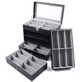 thumbnail image 2 of 24 Slots Eyeglass Sunglass Storage Box Glasses Display Box Holder Case Organizer, 2 of 5