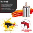 thumbnail image 4 of Amdohai Sand Blaster Kit Abrasive Sand Blasting Shot Sandblaster with Nozzle Rust Remove Abrasive Sand Blasting for Sandblast Cabinets, 4 of 6