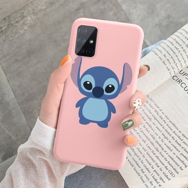 Funda de teléfono para Samsung Galaxy A51 A71 4G 5G, carcasa trasera con dibujos animados, Stitch Love, Funda de silicona suave para Galaxy ya51 A 71 Coque Fivean unisex
