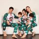 thumbnail image 2 of 2023 New Arrival Christmas Family Pajamas Set Snowman Print Mother Father Kids Matching Clothes Infant Baby Romper Xmas Look Pjs, 2 of 3
