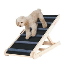 VEVOR Dog Ramp,Folding Pet Ramp for Bed,Adjustable Dog Ramp for Adjustable,Suitable for Couch,Sofa,Car 41.3" Long,Adjustable from 13.77" to 25.59"