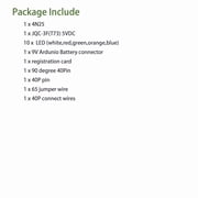 Electronics Component Fun Kit With Item Box For Arduino Raspberry Pi Resistors Capacitor LED Sensor Module Starter Kit -starter kit