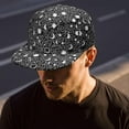 thumbnail image 6 of Outer Space Snapback – Starry Night Sky & Sun Print, Unisex Adjustable Baseball Cap for Hip Hop Events, Daily Wear, 6 of 8