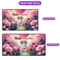 thumbnail image 5 of Hello Valentine’s Day Manx Flower Crown Romantic Pink Floral Desk Mat Full Keyboard Mouse Pad Cat Lover Kitten Owner Gifts Large Mousepad - 00031, 5 of 5