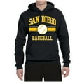 thumbnail image 2 of Wild Bobby City of San Diego Baseball Fantasy Fan Sports Unisex Hoodie Sweatshirt, Black, X-Large, 2 of 6