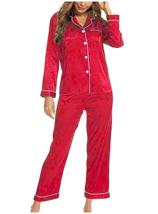 Red Silky Pajamas
