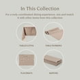 thumbnail image 4 of over&back 18x90 Washed 100% Linen Table Runner - Washable Table Runners for a Custom Home Decor Tablescape - Perfect for Coffee Table, Dinner Table, Living Room, and More - Taupe, 4 of 8