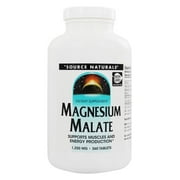 Source Naturals - Magnesium Malate 1250 mg. - 360 Tablets