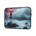 thumbnail image 2 of Bingfone Lighthouse In A Stormy Sea Laptop Sleeve Case 13 Inch, 360° Protective Computer Carrying Bag, 2 of 9