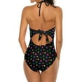 thumbnail image 5 of Cute Dog Paws Swimsuit Colorful Print Swimwear One-Piece Vaion Bath Bodysuit Bathing Suit Wom Push Up Sexy Beachwear Gift, 5 of 7