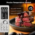 thumbnail image 4 of Horno tostador Air Fryer Nuwave Bravo Pro 21QT 1800W Canela, 4 of 5