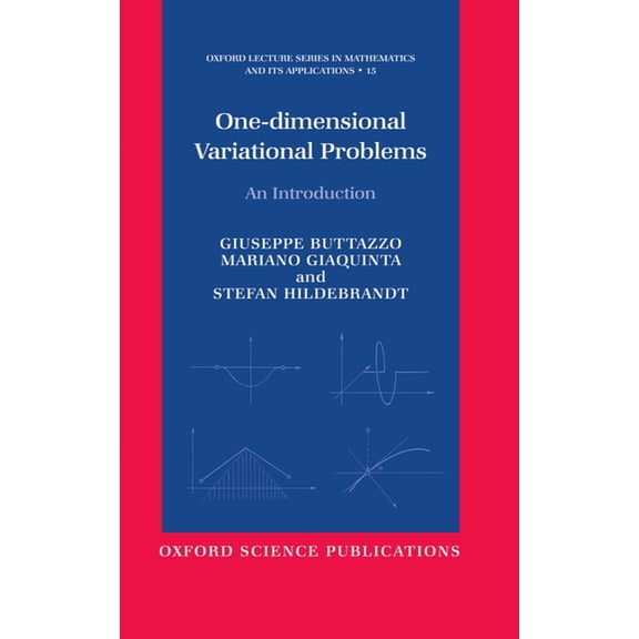 Oxford Lecture Mathematics and Its Appli One-Dimensional Variational Problems: An Introduction, Book 15, (Hardcover)