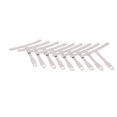 thumbnail image 1 of Fretboard Radius Gauge, Stainless Steel String Height Ruler Foldable Feeler Gauge  for Guitar Bass Measuring, 1 of 7