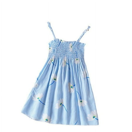 

Favoffer Fairy Skirt for Infant Girls Floral Pleated Halter Party Summer Dress