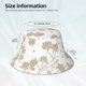 thumbnail image 3 of Balery Vintage Stylized White Color Sombreros para el sol para hombre y mujer, sombrero de pescador con UPF 50+, 3 of 6