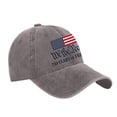 thumbnail image 4 of USA 250th Anniversary Merchandise Hat 1776-2026 Distressed Denim Adjustable Cap Patriotic Commemorative Gift for Men Patriots,Brown, 4 of 6