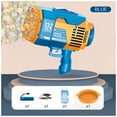 thumbnail image 4 of Tradeopia Handheld Bubble Machine with 132 Holes – Premium Bubble Maker Set, Includes Rechargeable Battery, Charging Cable, Bubble Liquid, and Tray – Assorted Colors and Styles, 4 of 7