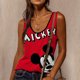 thumbnail image 3 of Camiseta sin mangas de los años 90, camiseta divertida de Disney Mickey Mouse, camiseta con patrón de punto para mujer, ropa de calle, 3 of 5