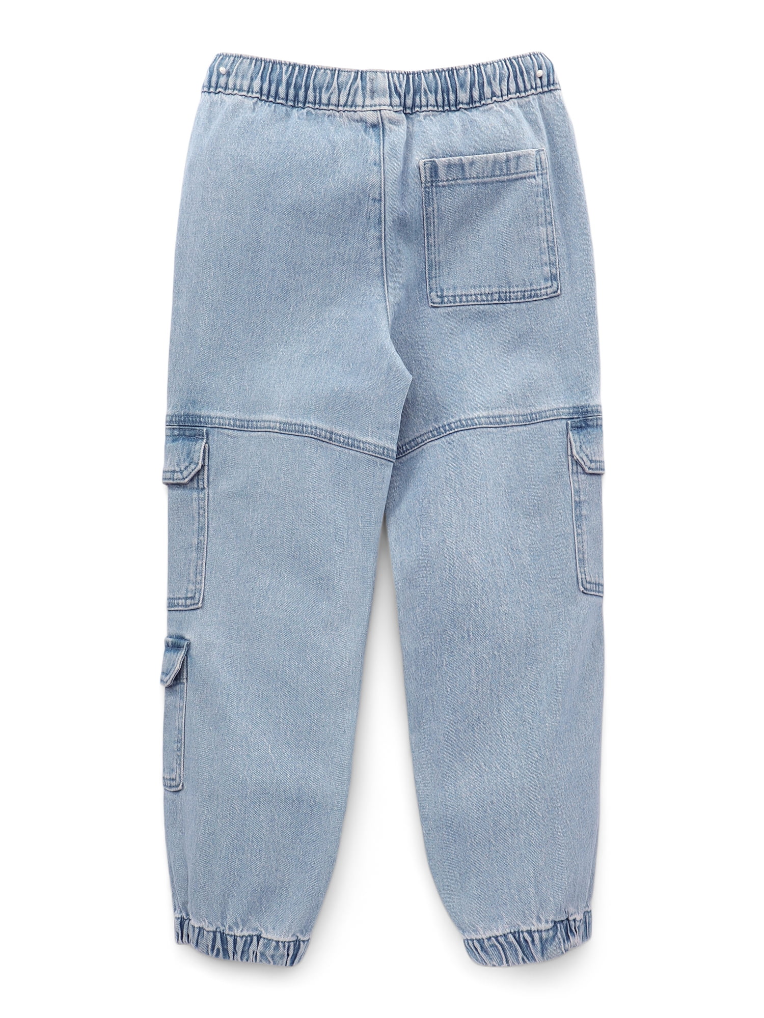 Weekend Academy Boys Denim Cargo Jogger Pants, Sizes 4-18
