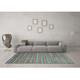 thumbnail image 3 of Ahgly Company Indoor Rectangle Oriental Light Blue Traditional Area Rugs, 3' x 5', 3 of 4