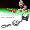 thumbnail image 3 of Billiard Chalk Holder, Retractable Rope Portable Cue Chalk Box 48cm with Key Ring for Cue Sports, 3 of 7