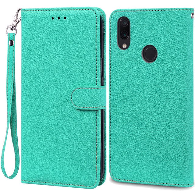 Funda de cuero con tapa para Xiaomi Redmi Note 7 Pro carcasa protectora