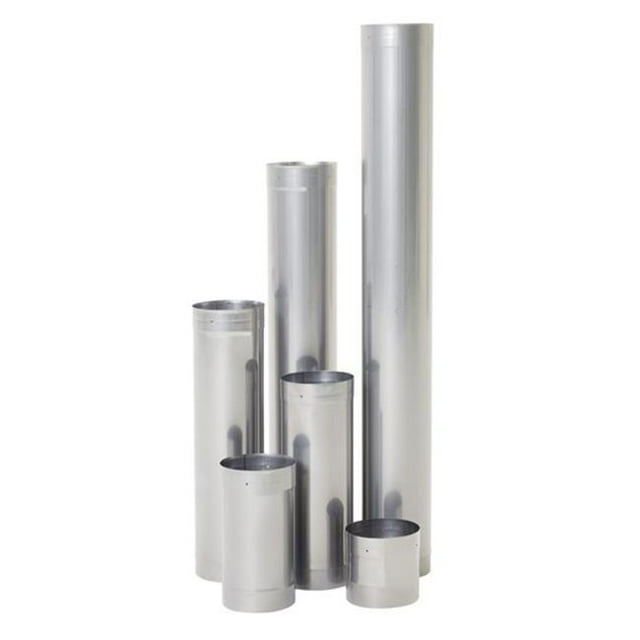 5 x 48 Po. Rhino Doublure de Cheminée Rigide en Acier Inoxydable 304L
