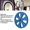 thumbnail image 4 of 1/4 7 Inch Empty Tape Reel, 6 Hole Open Reel Sound Tape Empty Reel, Aluminum Alloy Take Up Reel to Reel Small Hub for   Studer Opening Machine Parts for Recording, 4 of 7