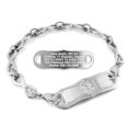 thumbnail image 1 of MedicEngraved Stainless Steel Custom Medical Alert Bracelet - 6mm Infinity Link, 1 of 7