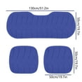 thumbnail image 3 of HOZVOMI 3-Pc Car Seat Cover Full Set - Plush Warm Winter Covers for Front & Rear Seats, Universal Fit for SUV, Truck, Van - Polyester Material with Anti-Slip Backing, 3 of 8