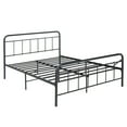 thumbnail image 3 of Gymax Queen Size Heavy Duty Metal Bed Frame Headboard Platform Mattress Foundation, 3 of 10