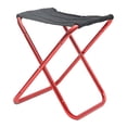 thumbnail image 1 of Silla ligera plegable de aluminio Silla de camping de tela Oxford Silla de camping portátil para exteriores de llevar - Rojo Soledad Asiento plegable al aire libre, 1 of 9