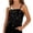 Black, variant on Kids Girls Sparkly Sequin Sleeveless Cami Top Spaghetti Strap Solid Casual Performance Summer Blouses for 3‑14T