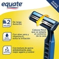 thumbnail image 3 of Rasuradoras Equate para hombre antidesliz mango de goma 2 pzas, 3 of 4