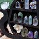 thumbnail image 3 of Estante de cristal de gato negro Afortunado Sencillez, 3 of 3