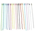 thumbnail image 2 of Cadena de bolas de perlas,Cadena de bolas de 2,4 mm para hacer joyas,llavero,Conector de cadena para pulsera,collar y cierre de extensión,Adornos navideños colgantes hechos a mano con, 2 of 8