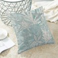 thumbnail image 6 of Summer Pillow Covers 18x18 Set of 2, Beach Coral Starfish Decorative Blue Coastal Throw Pillows Ocean Themed Farmhouse Cushion Outdoor Pillow Covers for Sofa Couch Outdoor Decor, 6 of 6
