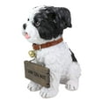 thumbnail image 4 of Ebros Shih Tzu Dog Statue With Jingle Collar Welcome Greeting Sign 11.25"Tall, 4 of 9