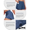 thumbnail image 4 of NELEUS Womens 2 in 1 Workout Yoga Shorts for Athletic Gym Running Casual Summer Short with Pocket,Black+Light Gray+Navy Blue,US Size M, 4 of 11
