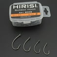 thumbnail image 4 of Mosiee 50X Carp Hooks Barbed Carp Curve For Hair Rigs Hook Hooks Professional Practical Premium Useful Parts Portable, 4 of 7