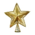 thumbnail image 2 of Vacemry Under $5 Christmas Tree Top Finial, Treetop Star Light Decoration Piece, Metal Xmas Tree Topper Crown, Holiday Tree Finishing Accessory for Indoor, 2 of 6