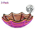 thumbnail image 1 of URMAGIC 3 Pack Halloween Spider Web Plastic Candy Snake Bowl Fruit Basket for Home Party Supplies Decoration, 1 of 8
