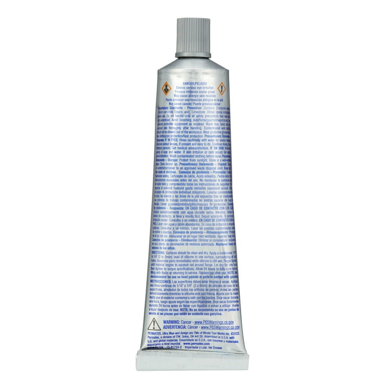 Permatex Sensor-Safe Ultra Blue RTV Silicone Gasket Maker 3 oz