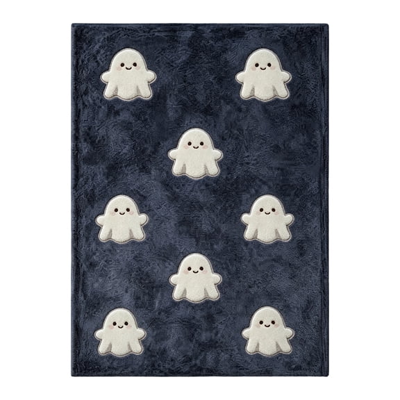 Halloween Flannel Throw Blanket, 59.05In X 78.74In, Soft Pastoral Halloween Fleece Cover, Light‑Weight Cozy Piece For Sofa, Camping & Living Room