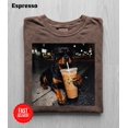 thumbnail image 5 of Cool Dog Drinking Iced Coffee Streetwear Graphic Tee . Cute Rottie Mom Gift . Retro Pet Lover Apparel, 5 of 6